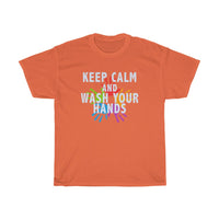 Keep Calm And Wash Your Hands with Hands Graphic