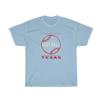 Baseball Texas with Baseball Graphic T-Shirt T-Shirt with free shipping - TropicalTeesShop