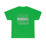 Baseball Eastern Michigan in Modern Stacked Lettering T-Shirt