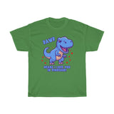 Rawr Means I Love You In Dinosaur With Big Blue Dinosaur