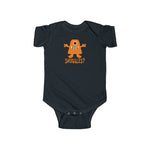 Snuggles with Cute Orange Monster Baby Onesie Infant Toddler Bodysuit for Boys or Girls