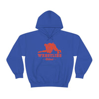 Wrestling Illinois with College Wrestling Graphic Hoodie