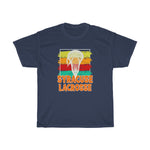 Syracuse Lacrosse Paintbrush Strokes T-Shirt T-Shirt with free shipping - TropicalTeesShop
