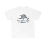 Wrestling Connecticut with College Wrestling Graphic T-Shirt