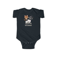 Cute as Kittens with Cute Kitty Cats Baby Onesie Infant Toddler Bodysuit for Boys or Girls