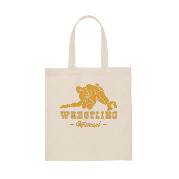 Missouri Wrestling Canvas Tote Bag