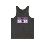 Best Dog Mom Paw Print Tank Top