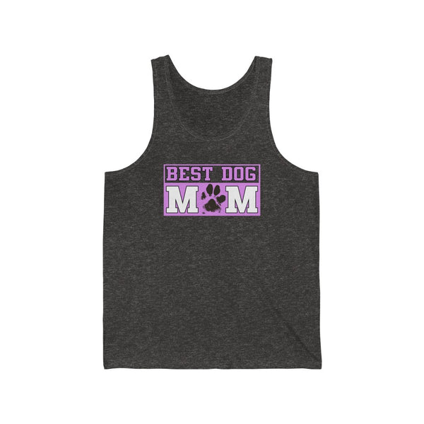 Best Dog Mom Paw Print Tank Top