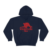 Wrestling Mom with College Wrestling Graphic Hoodie