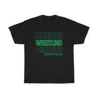 Wrestling North Texas in Modern Stacked Lettering