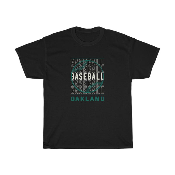 Baseball Oakland with Baseball Graphic T-Shirt T-Shirt with free shipping - TropicalTeesShop