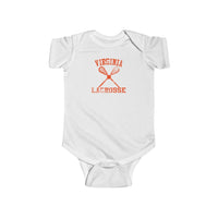 Vintage Virginia Lacrosse Baby Onesie Infant Bodysuit Kids clothes with free shipping - TropicalTeesShop