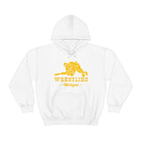 Wrestling Michigan with College Wrestling Graphic Hoodie