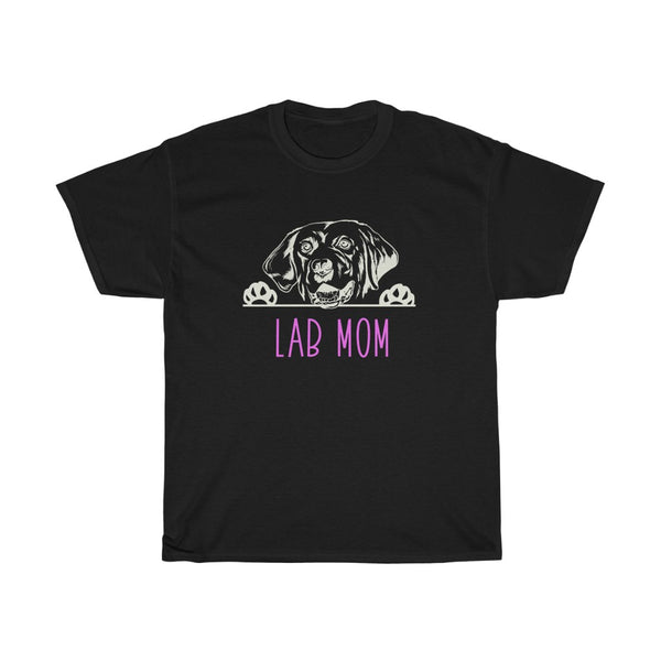Lab Mom with Labrador Retriever Dog T-Shirt
