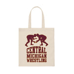 Central Michigan Wrestling Canvas Tote Bag