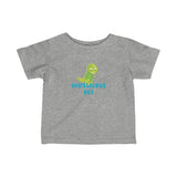 Green Babysaurus Rex Dinosaur Baby Infant Tee Shirt for Boys or Girls