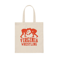Virginia Wrestling Canvas Tote Bag