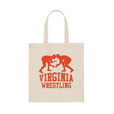 Virginia Wrestling Canvas Tote Bag