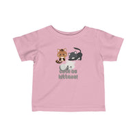 Cute as Kittens with Three Kitty Cats Baby Infant Toddler Tee Shirt for Boys or Girls
