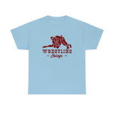 Wrestling Chicago with College Wrestling Graphic T-Shirt