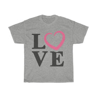 Love with Heart Valentines T-Shirt T-Shirt with free shipping - TropicalTeesShop