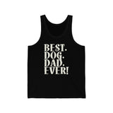 Best Dog Dad Ever Text Tank Top