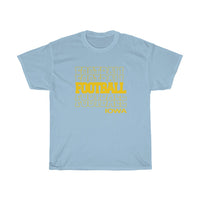 Football Iowa in Modern Stacked Lettering