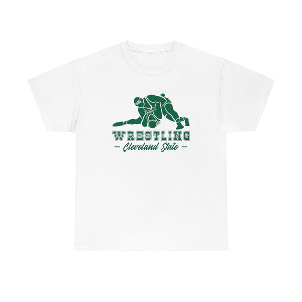 Wrestling Cleveland State with College Wrestling Graphic T-Shirt