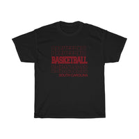 Basketball South Carolina in Modern Stacked Lettering