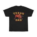 Texas Dad with Longhorn Shirt
