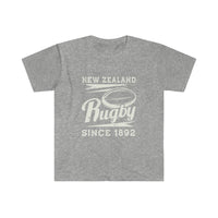 Vintage New Zealand Rugby Since 1892 Softstyle T-Shirt