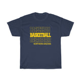 Basketball Northern Arizona in Modern Stacked Lettering