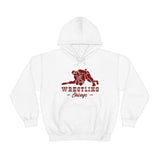 Wrestling Chicago with College Wrestling Graphic Hoodie