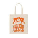 Oklahoma State Wrestling Canvas Tote Bag