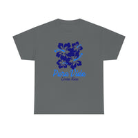 Costa Rica Pura Vida Blue Hibiscus T-Shirt