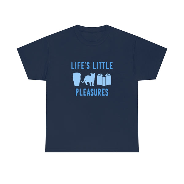 Coffee Cats Books - Life's Little Pleasures (Blue Design)