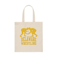 Delaware Wrestling Canvas Tote Bag
