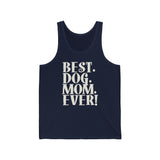 Best Dog Mom Ever Text Tank Top