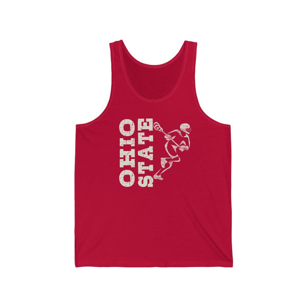 Ohio State Lacrosse Player Tank Top