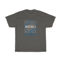 Baseball Los Angeles with Blue Baseball Graphic T-Shirt T-Shirt with free shipping - TropicalTeesShop