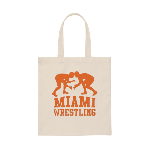 Miami Wrestling Canvas Tote Bag
