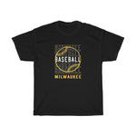 Baseball Milwaukee with Baseball Graphic T-Shirt T-Shirt with free shipping - TropicalTeesShop