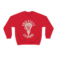 Ohio State Lacrosse With Vintage Lacrosse Head Sweatshirt
