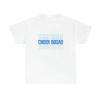 Cheer Squad in Ombre Blue Modern Stacked Lettering