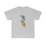 Vintage Skeleton Surfer Graphic T-Shirt
