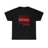 Football Maryland in Modern Stacked Lettering