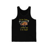 Funny Fitness Taco In My Mouth Tank Top Men or Women