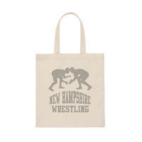 New Hampshire Wrestling Canvas Tote Bag
