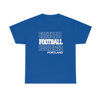 Football Portland in Modern Stacked Lettering